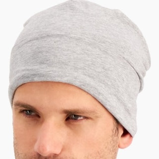 Alfani Men's Solid Cut & Sew Beanie Grey Size Regular