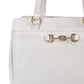 Giani Bernini Women's Horse Bit Leather Satchel White Regular