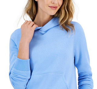 ID Ideology Women's Fleece Hoodie Blue Size Large
