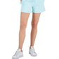 ID Ideology Women's Drawstring Fleece Shorts Blue Size Large