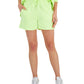 ID Ideology Women's Drawstring Fleece Shorts Yellow Size XX-Large