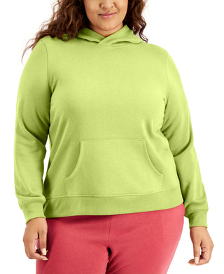 ID Ideology Women's Plus Pullover Hoodie Green Size 1X