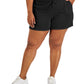 ID Ideology Women's Fleece Shorts Black Size 3X