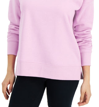 ID Ideology Women's Fleece Sweatshirt Purple Size X-Large