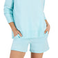 ID Ideology Women's Fleece Sweatshirt Blue Size Large