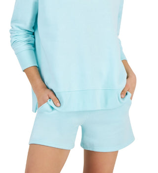 ID Ideology Women's Fleece Sweatshirt Blue Size Large