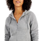 ID Ideology Women's Half Zip Hoodie Gray Size X-Small
