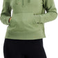 ID Ideology Women's Half Zip Hoodie Green Size X-Small