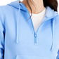 ID Ideology Women's Half Zip Hoodie Blue Size Medium