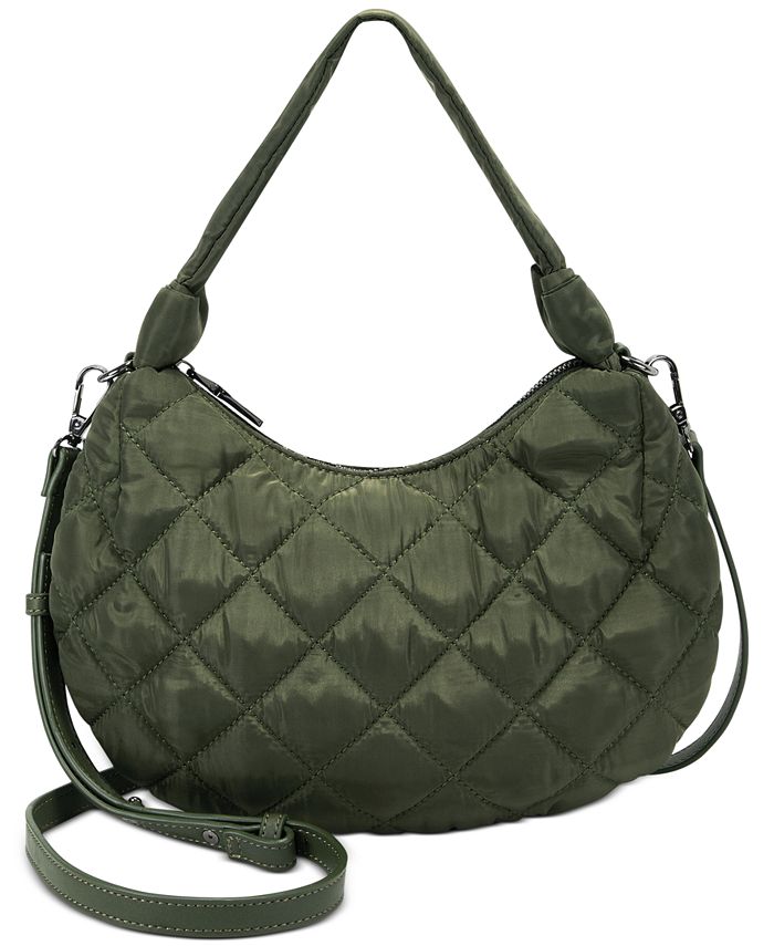 INC International Concepts Women's Olivya Mini Hobo Crossbody Olive