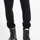 INC International Concepts Men's Ribbed Joggers Black Size Large