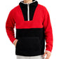 Club Room Men's Colorblocked Anorak Sweater Red Size Small