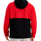 Club Room Men's Colorblocked Anorak Sweater Red Size X-Large