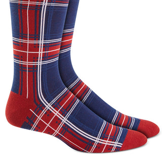 Club Room Men's Holiday Socks Blue Size Regular