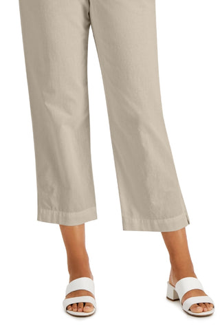 Karen Scott Women's Daphne Drawstring Pants Brown Size Medium