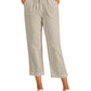 Karen Scott Women's Daphne Drawstring Pants Brown Size Medium