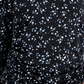 INC International Concepts Women's Printed Cold Shoulder Sweater Black Size XL