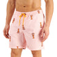 Club Room Men's Lobster 7 Swim Trunks Pink Size Medium