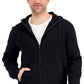 ID Ideology Men's Regular Fit Solid Full Zip Hoodie Black Size Small