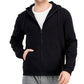 ID Ideology Men's Regular Fit Solid Full Zip Hoodie Black Size Small