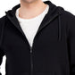 ID Ideology Men's Regular Fit Solid Full Zip Hoodie Black Size Large