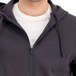 ID Ideology Men's Regular Fit Solid Full Zip Hoodie Gray Size Medium