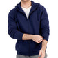 ID Ideology Men's Regular Fit Solid Full Zip Hoodie Blue Size Large