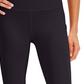 ID Ideology Women's Compression High Rise Side Pocket Cropped Leggings Black Size Medium