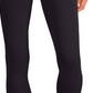 ID Ideology Women's Compression High Rise Side Pocket Cropped Leggings Black Size Medium