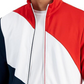 ID Ideology Men's Regular Fit Colorblocked Track Jacket Red Size L