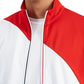 ID Ideology Men's Regular Fit Colorblocked Track Jacket Red Size L