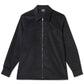 WeSC Men's Nick Corduroy Shirt Jacket Black Size XXL