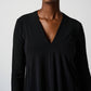 Joseph Ribkoff - Asymmetrical V-neck Tunic