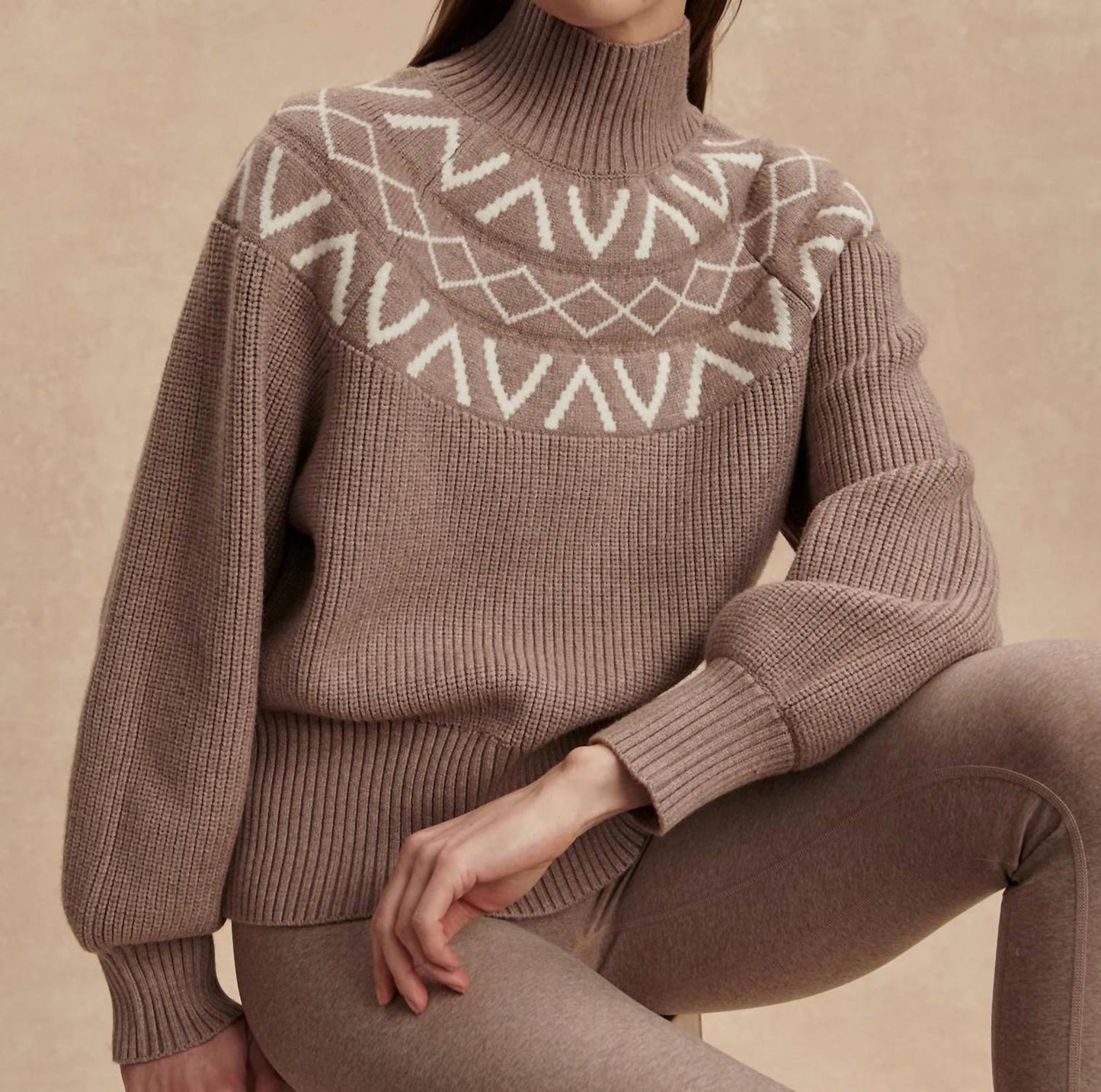 Varley - Women's Marcie Yoke Knit Top