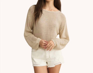 Z Supply - Riviera Crochet Crop Sweater