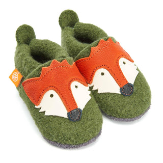 Orangenkinder - Wolli Franz the Fox Felt Slippers