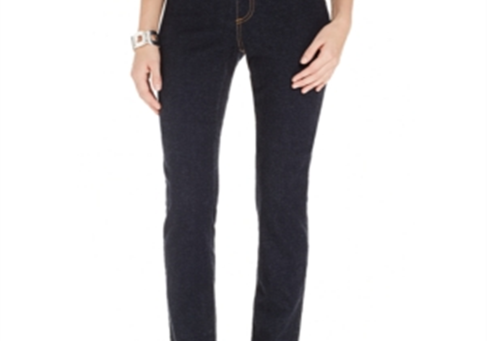 Karen Kane Dark Rinse Denim Leggings Indigo Blue Size 16