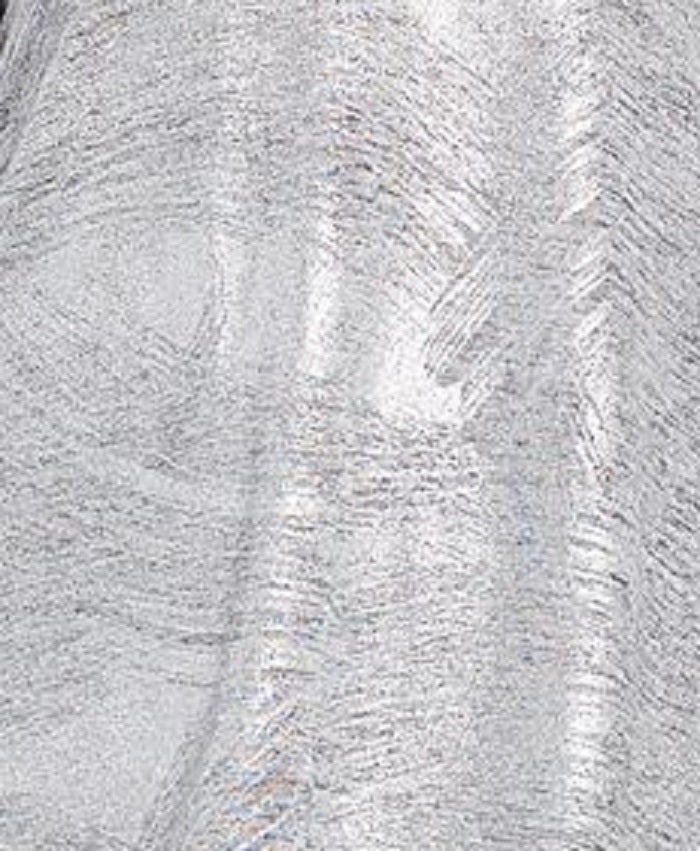 Karen Kane Women's Heather Long Sleeve V Neck Top Silver Size Small