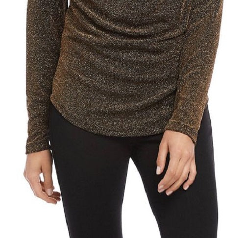 Karen Kane Women's Drape Neck Top Yellow Size X-Large