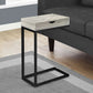 Accent Table, C - Shaped Contemporary Elegant Desig