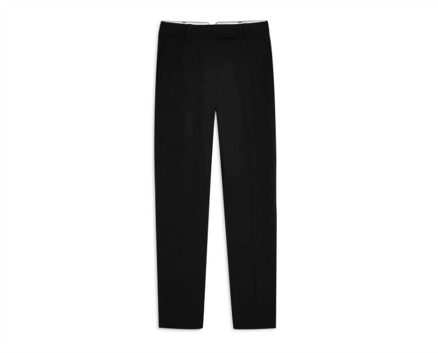 Topshop - Black Straight Cigarette Ankle Dress Pants