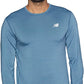 New Balance Men's Seasonless Long Sleeve Henna Heather Size Small