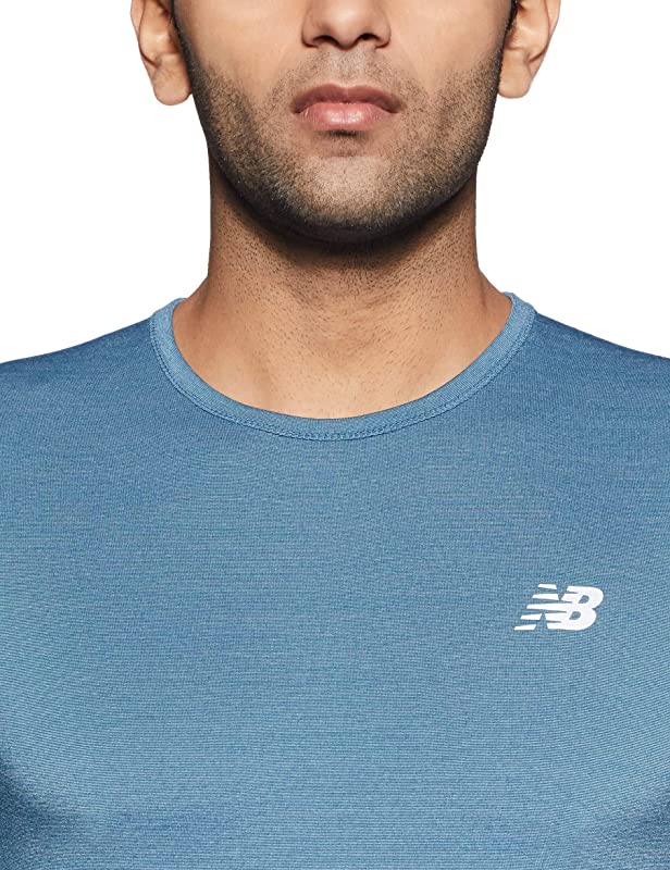 New Balance Men's Seasonless Long Sleeve Henna Heather Size Small