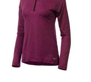 Mizuno Women's Alpha Half Zip Pullover Red Size X-Small