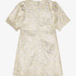 Ganni - Metallic A-line Mini Dress
