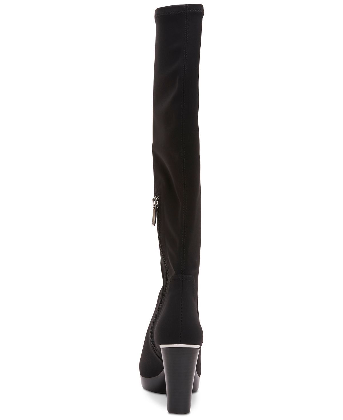 Donald J. Pliner Women's Echoe 2 Pull On Stacked Heel Knee High Boots Black Size 9.5M