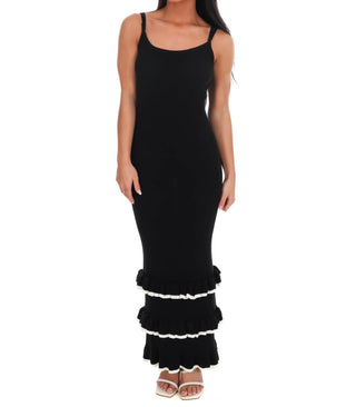 Klesis - Seaside Ruffle Knit Maxi Dress