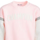 Champion Toddler Girl's Logo Print Sweatshirt Pink Size 2T