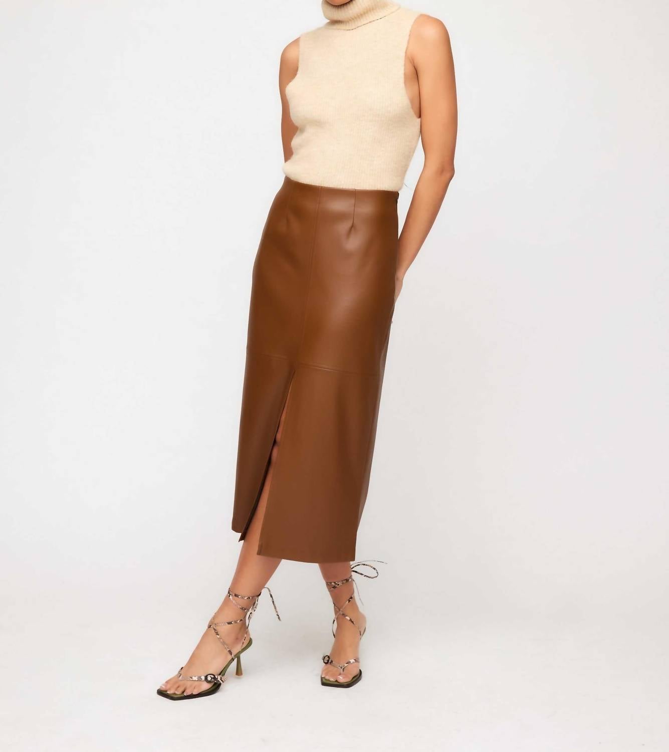 Fifteen Twenty - Kelli Turtleneck Sweater Tank Top