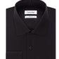 Calvin Klein Men's Classic Fit Non Iron Spread Collar Dress Shirt Black Size 16X32X33